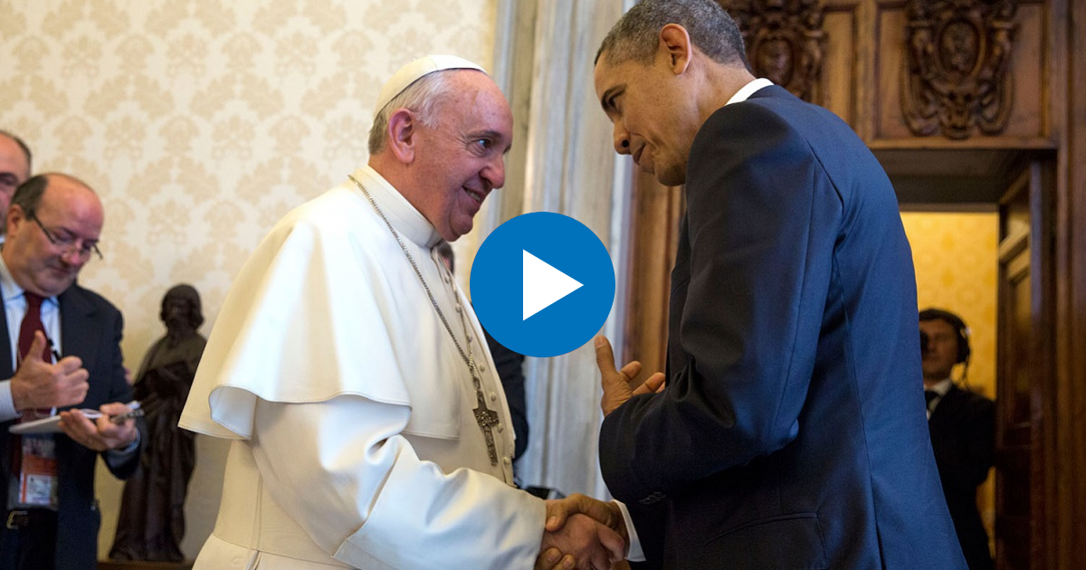 Obama felicita al Papa y agradece "su ayuda" con Cuba © Wikipedia