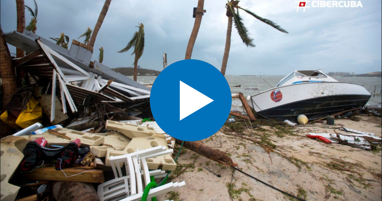 Así quedó la isla de San Martín tras el paso del devastador huracán Irma