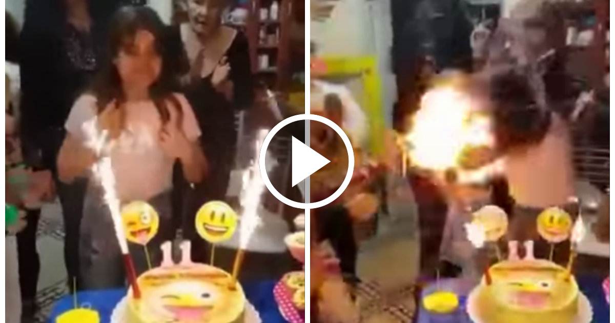El vídeo viral que aterroriza las redes: ¿quién apaga las velas del pastel?  - CABROWORLD