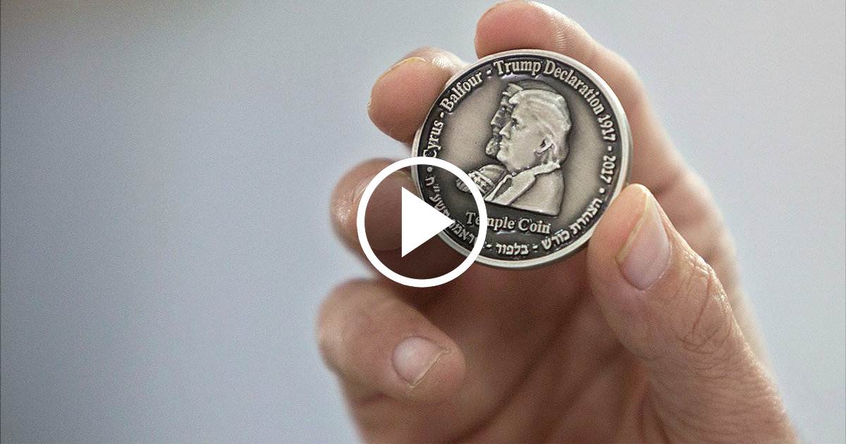 Donald Trump tiene su cara en una moneda pero fuera de Estados