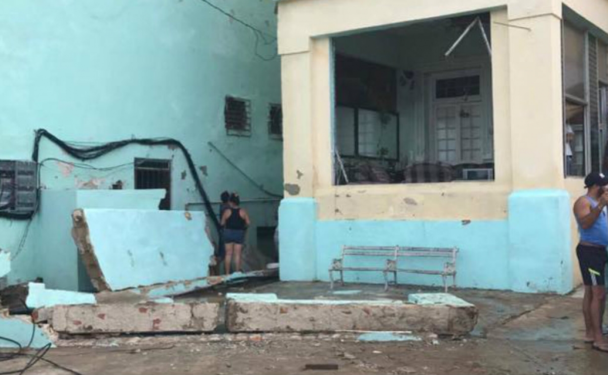 Vecinos del Malecón de La Habana temen desplome de sus edificios tras Irma