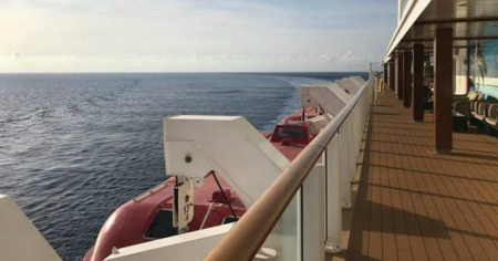 Buscan a un hombre que desapareció de un crucero, a 28 millas de Cuba
