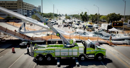 Multas por 86.658 dólares para las compañías encargadas de la construcción del puente de la FIU que se derrumbó en Miami