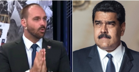 Eduardo Bolsonaro dice que en Venezuela será "necesario el uso de la fuerza porque Maduro es un criminal"
