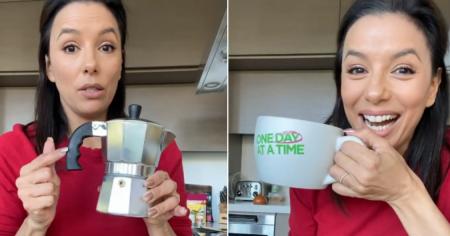 Eva Longoria enseña cómo preparar el perfecto café cubano con leche: "¡Soy cubana! ¡Lo sabía!"