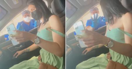 Así fue el momento en el que Diana Fuentes se vacunó en Miami contra el coronavirus