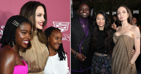 Zahara, hija de Angelina Jolie, recupera uno de los vestidos más icónicos de su madre para la premier de Eternals