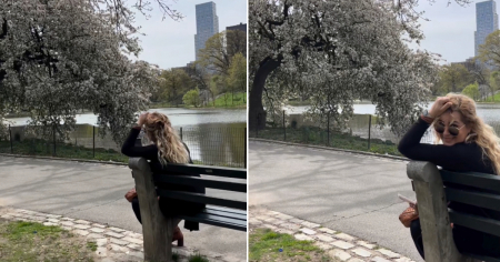 Blanca Rosa Blanco presume de "amanecer en el Central Park"