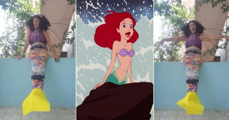 Cubana protagoniza singular versión de La Sirenita: “En esta isla rodeada de agua no encuentras ni sal”