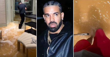 Se inunda la mansión de Drake en Toronto: Así vivió el rapero el momento en el que el agua entró a su casa