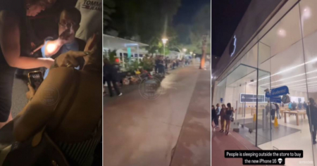 Cubanos repasan lista de una cola en Miami para comprar el iPhone 16: "¿Quién es Manuel?"
