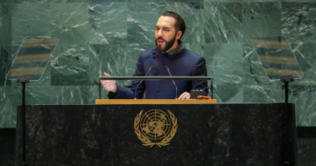 Nayib Bukele en la ONU: "Dicen que hemos encarcelado miles, pero liberamos millones"