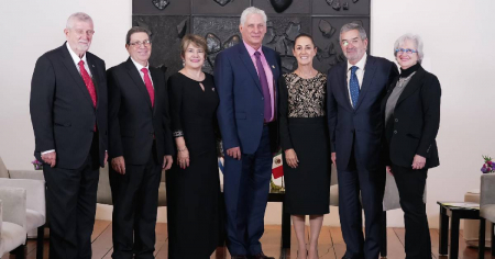 Díaz-Canel se reúne con la nueva presidenta de México, Claudia Sheinbaum