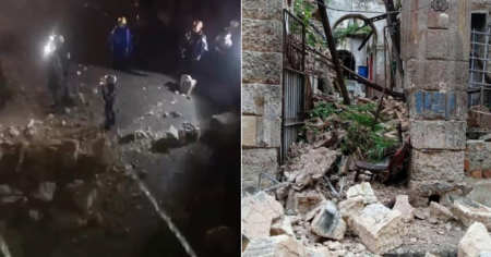 Más de 460 derrumbes en La Habana tras impacto del potente huracán Rafael