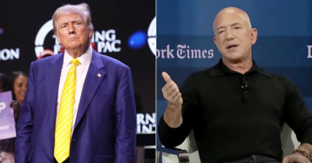 Jeff Bezos se muestra optimista ante nuevo mandato de Trump y le envía un mensaje