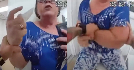 Policía de Sweetwater publica video completo del polémico arresto de una cubana de 61 años