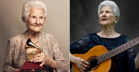 Fallece Ángela Álvarez, la cubana que hizo historia en los Latin Grammy a los 95 años