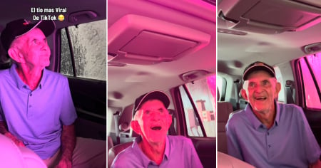 Cubano recién llegado, "el tío más viral de TikTok", vive su primera vez en un car wash: "¿Y ese aguacero de espuma?"