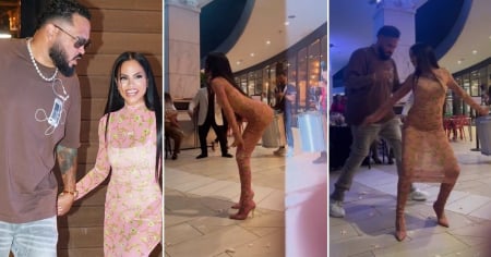 ¡Hasta el suelo! Natti Natasha se olvidó de que su cumpleaños era una fiesta familiar y lo dio todo