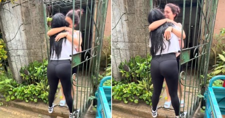 "Sorprendo a mi mejor amiga… ¡y con bebé en camino!" Emotivo reencuentro en Cuba tras dos años sin verse