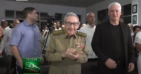 Raúl Castro se deja ver con Díaz-Canel en escuela especial