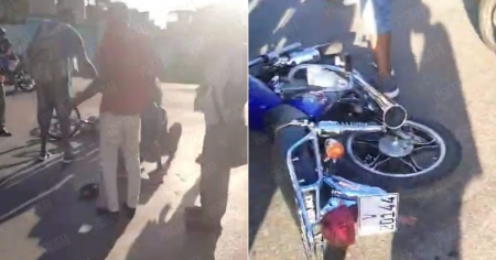 Ciclista herido tras impacto de un motorista en Santiago de Cuba