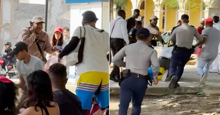 Broma se sale de control en La Habana y la policía interviene para calmar la situación