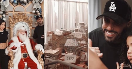 Nicky Jam conmueve con visita navideña a hospital de Miami: "Ver la cara de los niños al recibir sus juguetes no tiene precio"