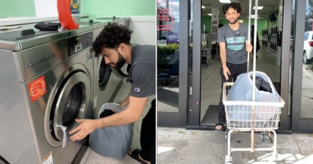 Viral: Venezolano muestra paso a paso cómo funciona una lavandería en EE.UU.