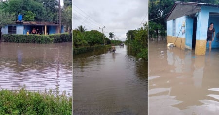 Manatí, Las Tunas, amanece bajo agua: 230 milímetros de lluvia provocan inundaciones