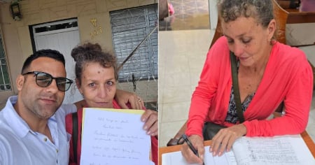 Cubanos solidarios brindan un techo digno a una maestra avileña y su mamá encamada en Ciego de Ávila