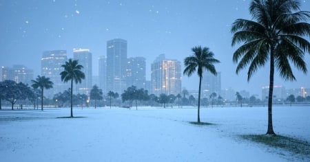 Bajan las temperaturas en Florida: ¿Volverá a nevar en Miami?