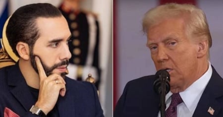 Donald Trump negocia con Nayib Bukele la deportación de inmigrantes de terceros países