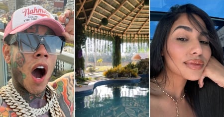 Tekashi 6ix9ine muestra la renovación de su mansión en Miami pero Hallel Génesis es la protagonista