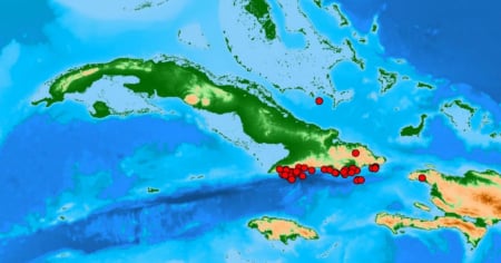 Alta actividad sísmica en Cuba: 9,400 réplicas registradas en el oriente desde noviembre