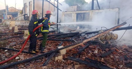 Actualizan sobre voraz incendio ocurrido en Placetas, Villa Clara