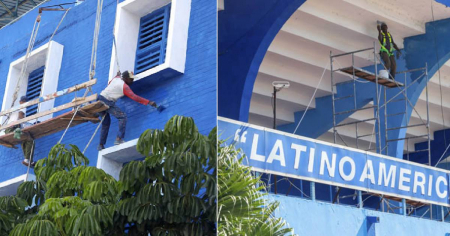 Una "remodelación" a brochazos: el Latinoamericano se alista para la III Liga Élite de Béisbol