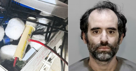 Exbombero del sur de Florida detenido con bomba casera, arsenal de armas y planos de posible ataque