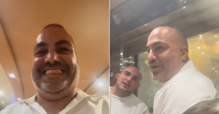 Cubano protagoniza momentazo en un crucero y su hija lo graba: "Mi animal favorito es mi padre borracho"