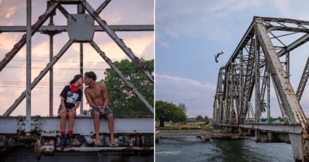Puente giratorio de Matanzas: Testigo del amor y de saltos peligrosos