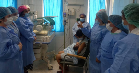 Bebé cienfueguero sobrevive a cirugía de urgencia a las 31 horas de nacido