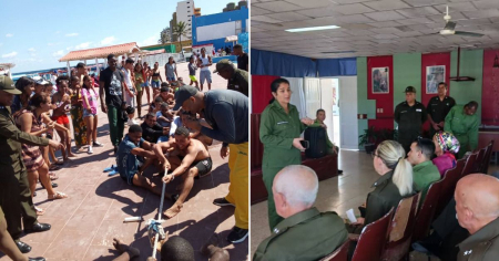 Cadetes del MININT realizan festival de “confraternización” por aniversarios del régimen
