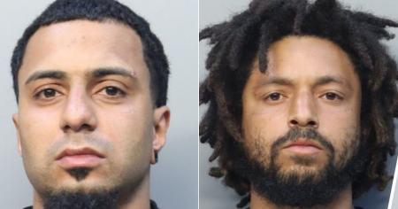Dos delincuentes reincidentes atrapados con drogas, pastillas y armas de fuego en Miami