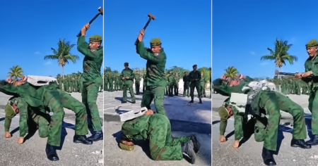 Insólito entrenamiento militar de las FAR en Cuba desata burlas en las redes