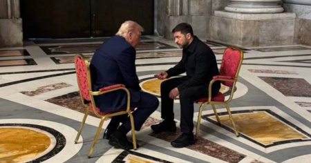 Trump y Zelenski se encuentran en Roma antes del funeral del Papa Francisco