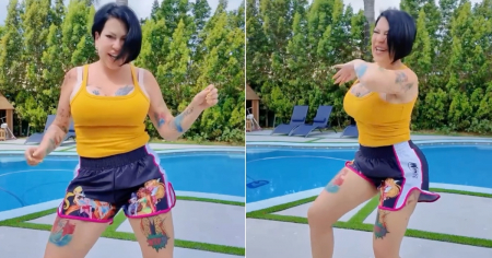 La Diosa se despelota en redes bailando "La Conchinchina", otro tema atrevido y picante para su colección
