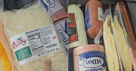 ¡No creerás todo lo que cabe en su maleta de mano! Cubana revela su truco para viajar a Cuba cargada de comida