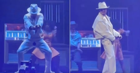 Momento incómodo y viral: ¡A Rauw Alejandro se le rompe el pantalón en pleno show y por el peor lugar posible!