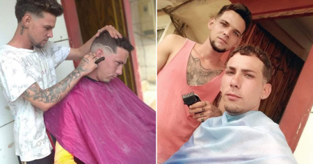 Barbero de Sancti Spíritus ofrece cortes gratuitos a enfermos encamados y hospitalizados