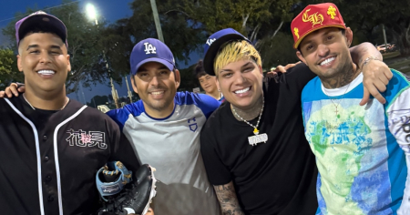 Dany Ome y Kevincito El 13 comparten con Luis Silva en Miami: "El humorista más duro de mi país"